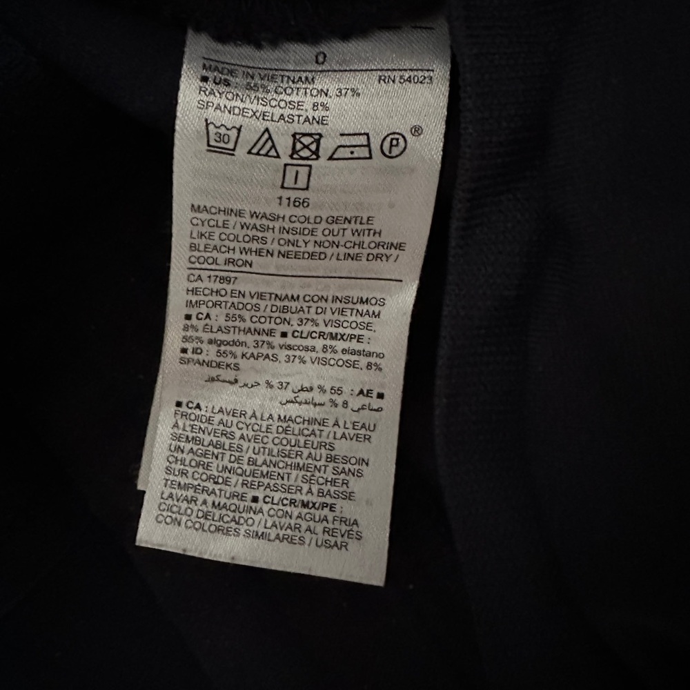 Old Navy Navy Maternity Pixie Full Panel Leggings - image 3